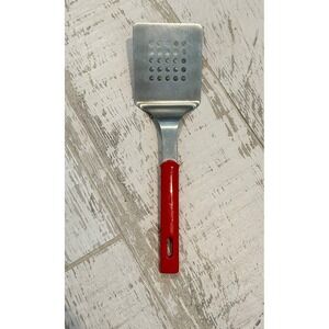 Vintage Red Dansk‎ Square Spatula Flipper Metal 11" Japan